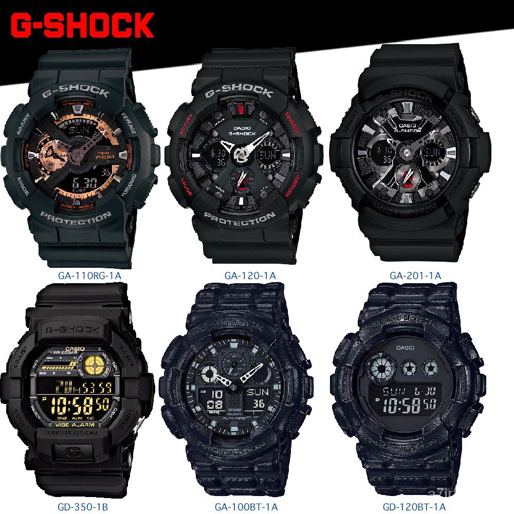 ใหม่Casio G-Shock Standard Digital - รุ่น GD-350-1B GD-120BT GA-100BT-1 GA-120-1A GA-201-1A GA-110RG-1A