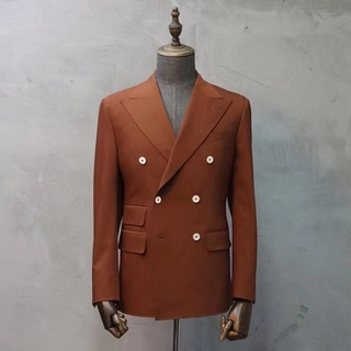 KINGMAN Double Breasted Suit Hand Made Half Canvas สั่งตัดสูท สูทสั่งตัด ตัดสูท งานคุณภาพ สูทชาย สูทหญิง สูท