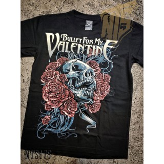 เสื้อยืดคอกลม 175 Bullet For My Valentine ROCK เสื้อยืด เสื้อวง เสื้อดำ สกรีนลาย ผ้าหนา  T SHIRT S M L XL XXLS-3XL