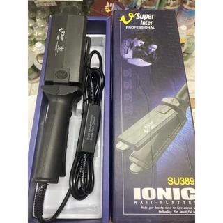 #เครื่องหนีบผม รีดผม #ซุปเปอร์ วี อินเตอร์ Super v inter ionic SU389 [หน้าใหญ่ มีฟัน]