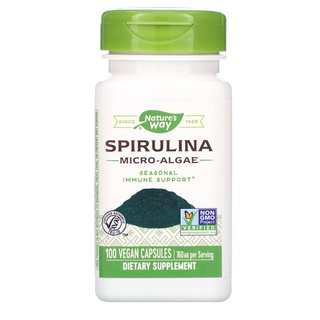 Natures Way, Spirulina Micro-Algae, 760 mg 100 Vegetarian Capsules