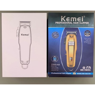 Kemei Professional hair clipper  KM-1983+PG ปัตตาเลี่ยน แบบไร้สาย