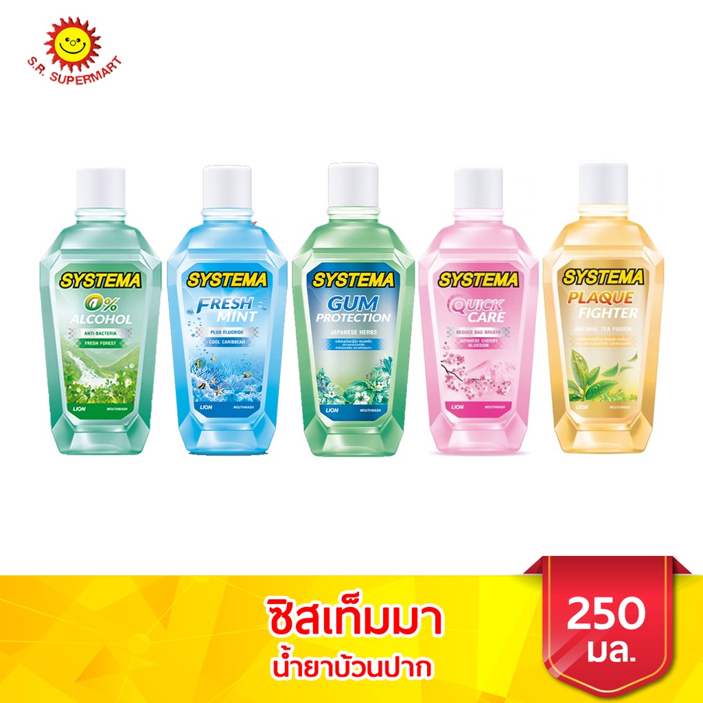 [1ขวด]Systema ซิสเท็มมา น้ำยาบ้วนปาก  ขนาด 250 มล.