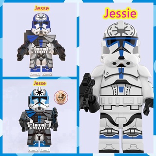 บล็อกตัวต่อเลโก้ รูป Clone Troopers Jesse ขนาดเล็ก ของเล่นสําหรับเด็ก