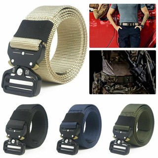 เข็มขัดยุทธวิธี Tactical belt เข็มขัดทหาร เข็มขัดผู้ชาย เข็มขัด เข็มขัดหัวอลูมิเนียมสายไนล่อน น้ำหนักเบา