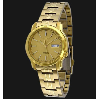 SEIKO 5 Automatic รุ่น SNKL86K1 นาฬิกาข้อมือผู้ชาย สายสแตนเลส สีทอง ประกันศูนย์ Seiko ไทย 1 ปีเต็ม