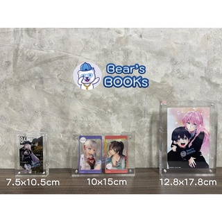 กรอบรูปอะคริลิค กรอบรูปแม่เหล็ก อะคริลิคใส  ขนาด 10x15 CM / 12.8x17.8 CM  สําหรับใส่โปสการ์ด [[พร้อมส่ง]]