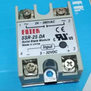 Solid State Module SSR-25DA in3-32VDC out 24-380VAC Fotex โซริดสเตรท สินค้าพร้อมส่ง