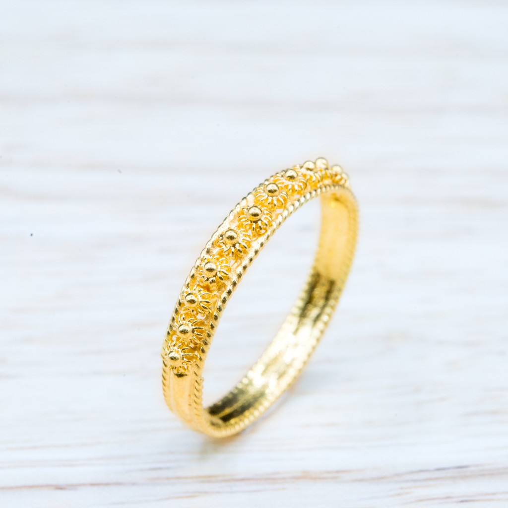 ⭐️ แหวนทองลายพิกุล น้ำหนักครึ่งสลึง มี2แบบ