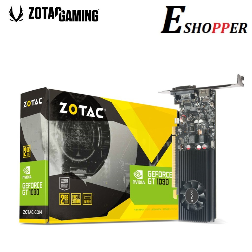 ZOTAC GeForce GT 1030 2GB GDDR5 HDMI/DVI Low Profile (ZT-P10300A-10L)