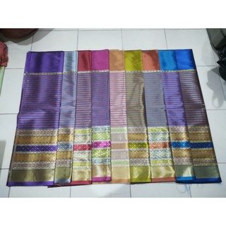 [ M Thai silk ] ผ้าไหมเทียม ผ้าไหมสังเคราะห์ ลายล้านนา งานทอ