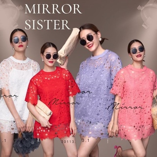 พร้อมส่ง🛒MiRRoRSiSTER’s La LiLa LACE ToP••🧺