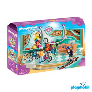 Playmobil 9402  Shopping2 Bike &amp; Skate Shop แอ็คชั่นฟิกเกอร์  ช้อปปิ้ง2 ร้านขายจักรยาน และสเกต