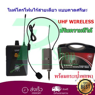 🚚✔(พร้อมส่ง) ไมค์ลอยแบบคาดศรีษะ ไมโครโฟนไร้สาย WIRELESS MICROPHONE รุ่น LXJ-LX01/MBV-M8