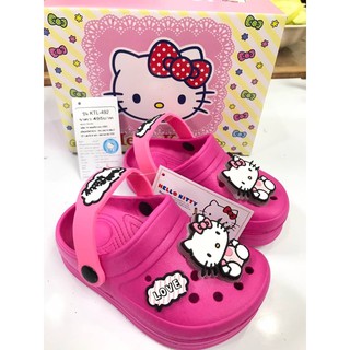 รองเท้ารัดส้น Hello kitty แท้ 100%