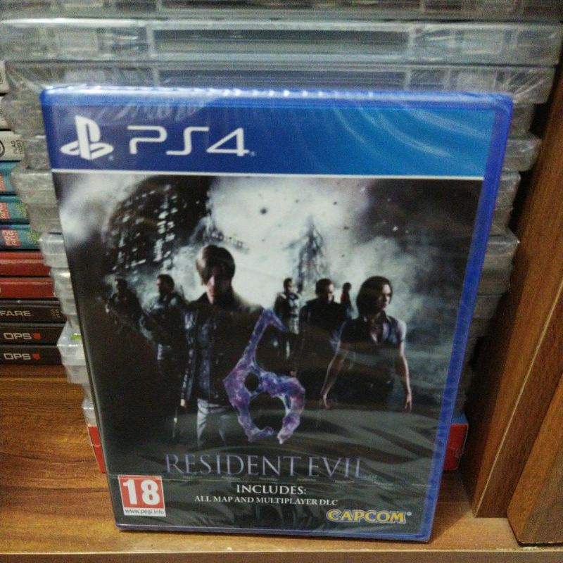 แผ่นเกม Resident Evil 6 สําหรับ Ps4