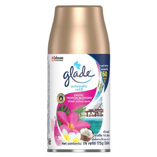 Glade เกลด ออโตเมติคสเปรย์ กลิ่น เอ็กโซติก ทรอปิคอล ฟลอรัล รีฟิล 175 กรัม (8850175020660)