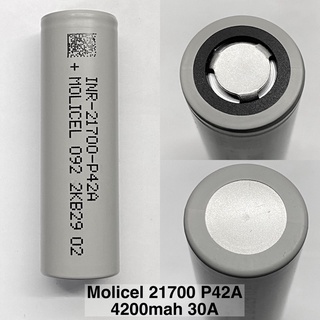 ถ่านชาร์จ 21700 Molicel P42A 4200mah 30A 3.7V