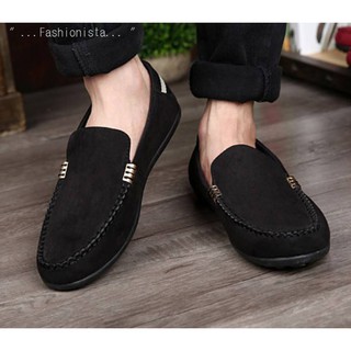 รองเท้า รองเท้าผ้าใบ วินเทจ loafer สลิป-ออน