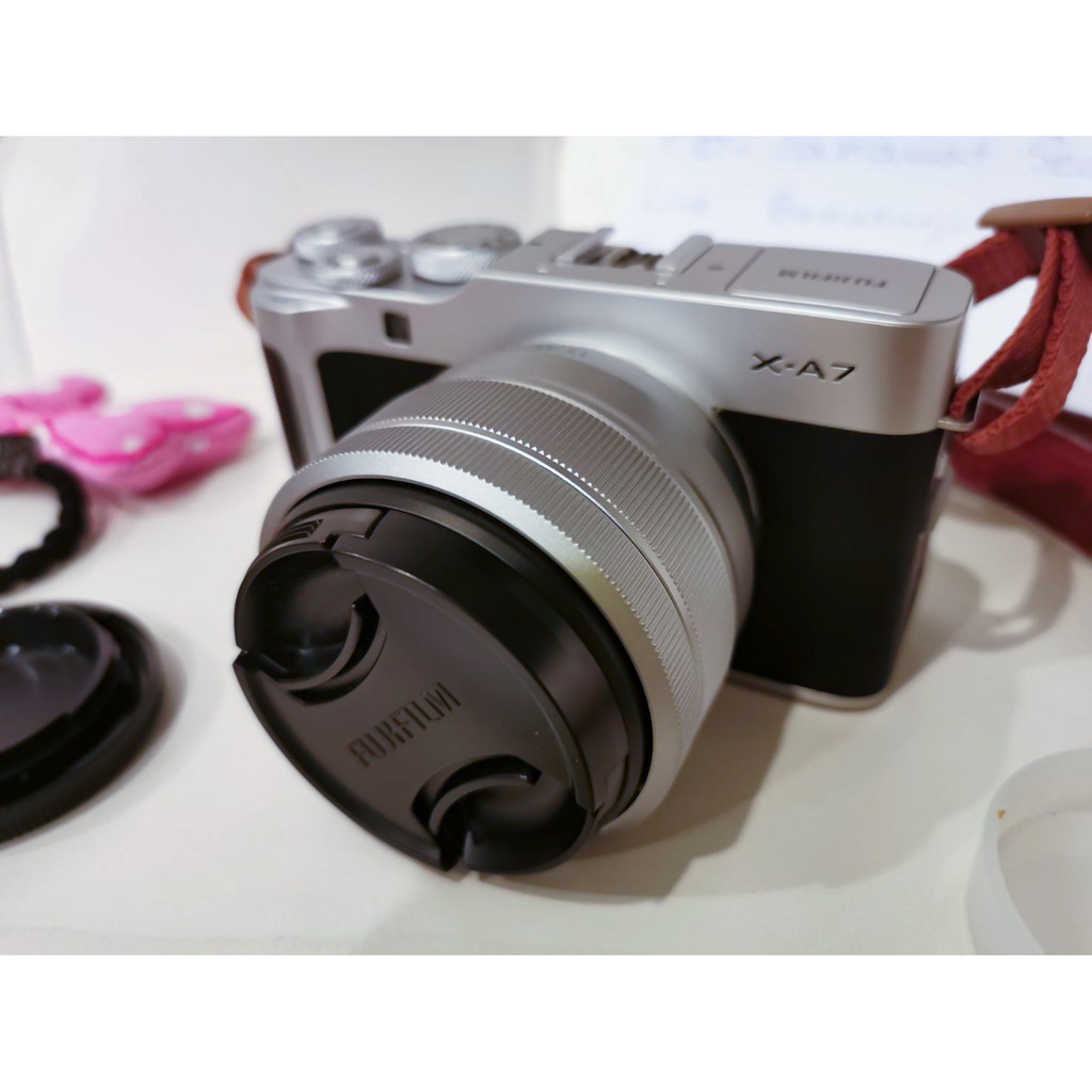 Fujifilm XA7 สภาพใหม่มาก มือสอง มีประกัน 6 เดือน เมนูไทย fuji x-a7 xa-7 กล้อง ฟรุ้งฟริ้ง