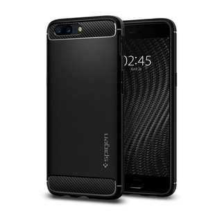 SPIGEN เคส One Plus 5 Rugged Armor : Black