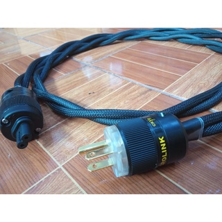 สายไฟเยอรมัน HELUKABEL YSLY-JZ 3G2.5 Duble Stream Power cord   หัว+ท้าย Acrolink C7 (เลข 8 ) ชุบทอง ขั้นสุดของสายไฟท้าย