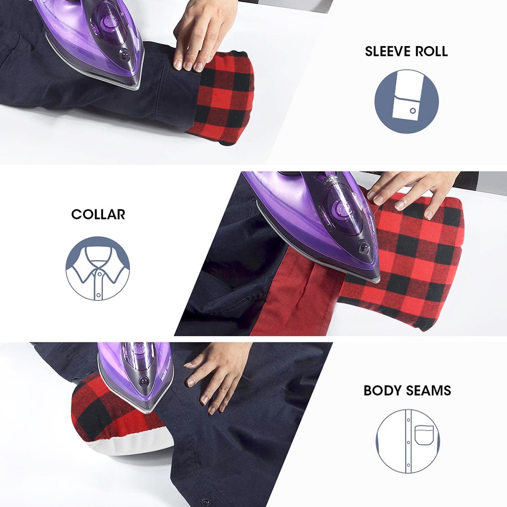 ม้วนตะเข็บรีดผ้า ฉนวนกันความร้อน สําหรับรีดผ้า 2 ชิ้น - รูปที่ 2