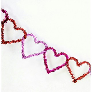 Heart Garland (SF4)  ของตกแต่งวาเลนไทน์ งานเลี้ยงทุกชนิด ของขวัญ ของฝาก