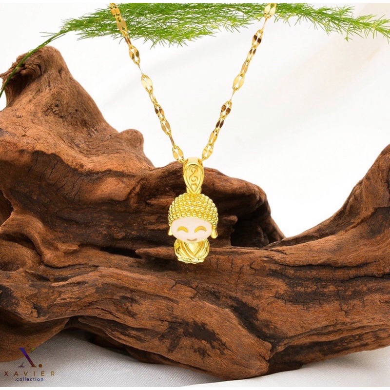 Shen Necklace/18K Gold Plated God Buddha Necklace Accessories