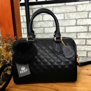 กระเป๋า Keep Quilted leather Pillow Bag แท้100% ( Outlet )