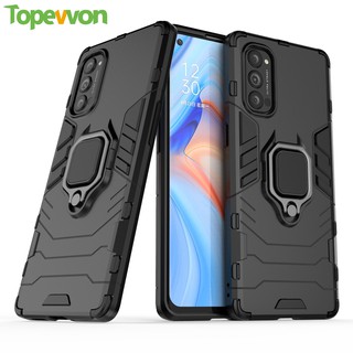 Topewon For Xiaomi pocophone F 1 เคสปกอ่อนพร้อมแหวนโลหะมีสีสัน