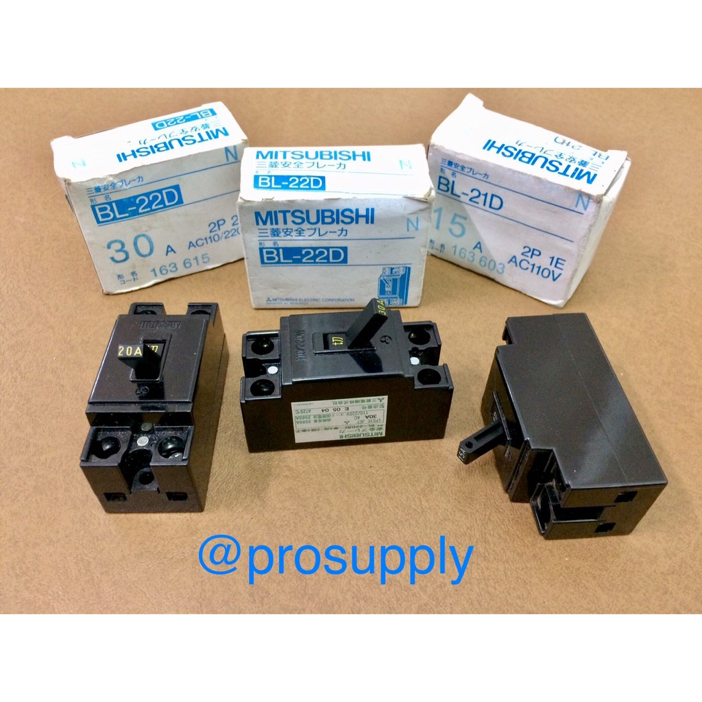 สวิทช์ เบรกเกอร์ mitsubishi BL-21 30A BL-22-20A 30A