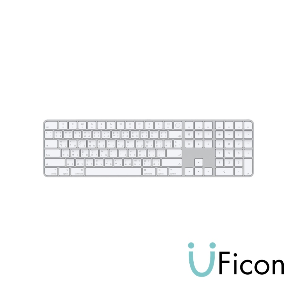 Apple Magic Keyboard พร้อม Touch ID และปุ่มตัวเลข สำหรับ Mac รุ่นที่มี Apple Silicon ; iStudio by UFicon