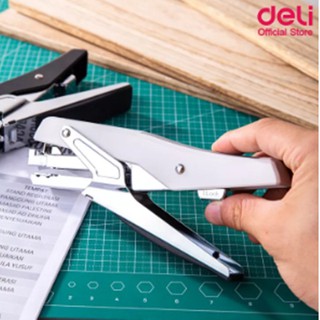 Deli เครื่องเย็บกระดาษประหยัดแรง Plier Stapler 0329 เครื่องเย็บกระดาษ ที่เย็บกระดาษ เครื่องใช้สำนักงาน อุปกรณ์สำนักงาน อ