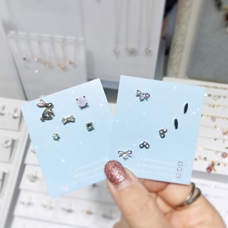 Earring🌟 Silver 925 ต่างหูเซต เงินแท้ 925