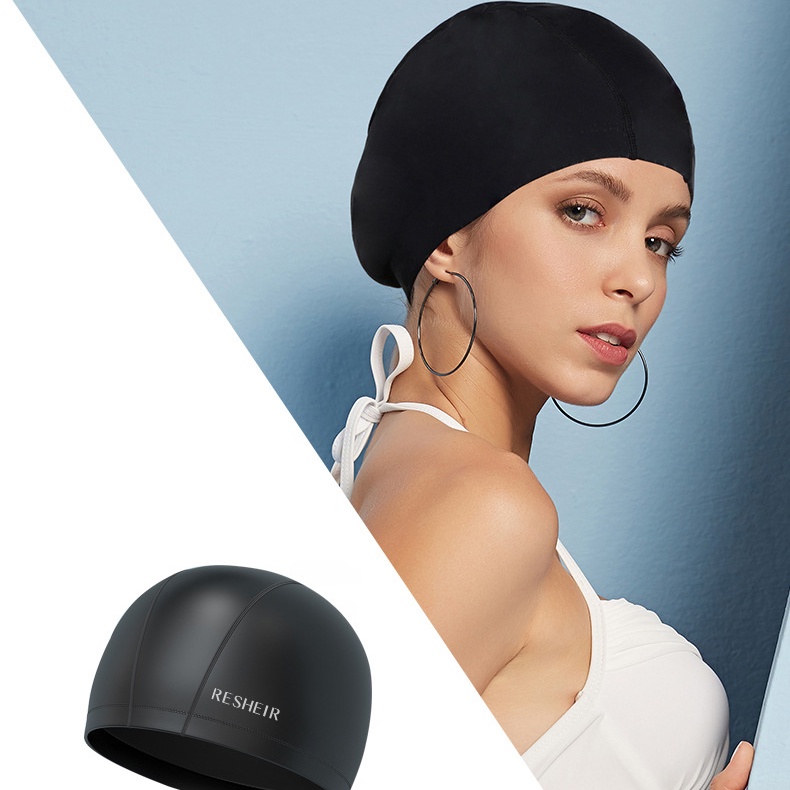 Winmax หมวกว ่ ายน ้ ํา PU ขนาดบวกกันน ้ ําสําหรับผู ้ ใหญ ่ — صورة 3