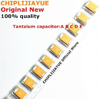 ตัวเก็บประจุแทนทาลัม Type C 226 686 106 337 227 476 107 10UF 22UF 47UF 68UF 100UF 220UF 330UF 4V 6.3V 10V 16V 25V 35V C6032 10 ชิ้น