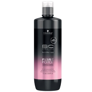 ❤️ไม่แท้คืนเงิน❤️ Schwarzkopf BC Fibre Force Fortifying Shampoo 1000mlแชมพูสูตรซัลเฟตฟรี สำหรับผมที่ผ่านการทำเคมี