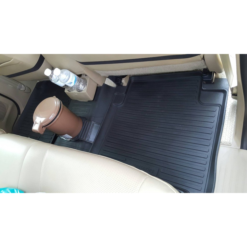 ถาดยางรองพื้นรถยนต์ Toyota Fortuner 2005-2014 ยางปูพื้นขอบสูงตรงรุ่น - รูปที่ 2