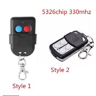 330mhz 8dip สวิทช์ควบคุมประตูรถยนต์ smc5326 (ฟรีแบตเตอรี่) 2 ชิ้น Remote Control  (Included Battery)