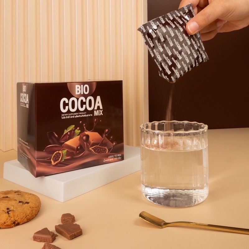 [พร้อมส่ง]โกโก้ลดน้ำหนัก🍫ไบโอโกโก้มิกซ์ Bio Cocoa Mix ของเเท้ 100%