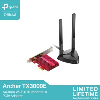 TP-Link Archer TX3000E การ์ด WiFi 6 พร้อมบลูทูธ 5.0 สำหรับ คอมพิวเตอร์