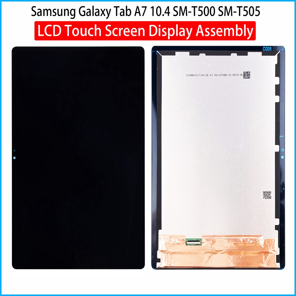 จอแสดงผล LCD พร้อม Touch Digitizer Glass Sensor สําหรับ Samsung Galaxy Tab A7 SM-T500 SM-T505 SM-T507 SM-T505N T500 T505 T507