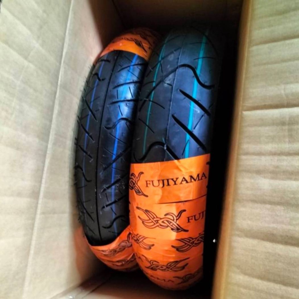 Fujiyama Motorcycle tires (Tubeless) ยางมอเตอร์ไซด์เรเดี้ยน(ไม่ใช้ยางใน) ลายWiner GT ขอบ17110/70-17+130/70-17
