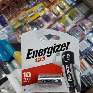 ถ่าน Energizer CR123, CR123A, CR17345 Lithium  3V 1ก้อน ของใหม่ ของแท้บริษัท