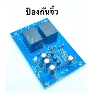 ป้องกันลำโพง  รีเลย์ข้างละ 10A  ใช้ไฟ AC ตั้งแต่ 12-24V. 