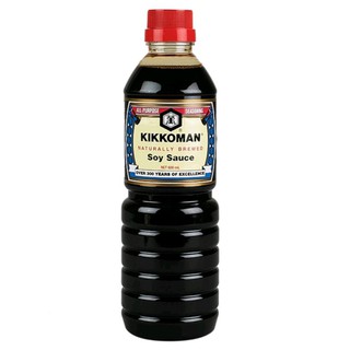 คิคโคแมน ซอสถั่วเหลือง Kikkoman Soy Sauce 600ml