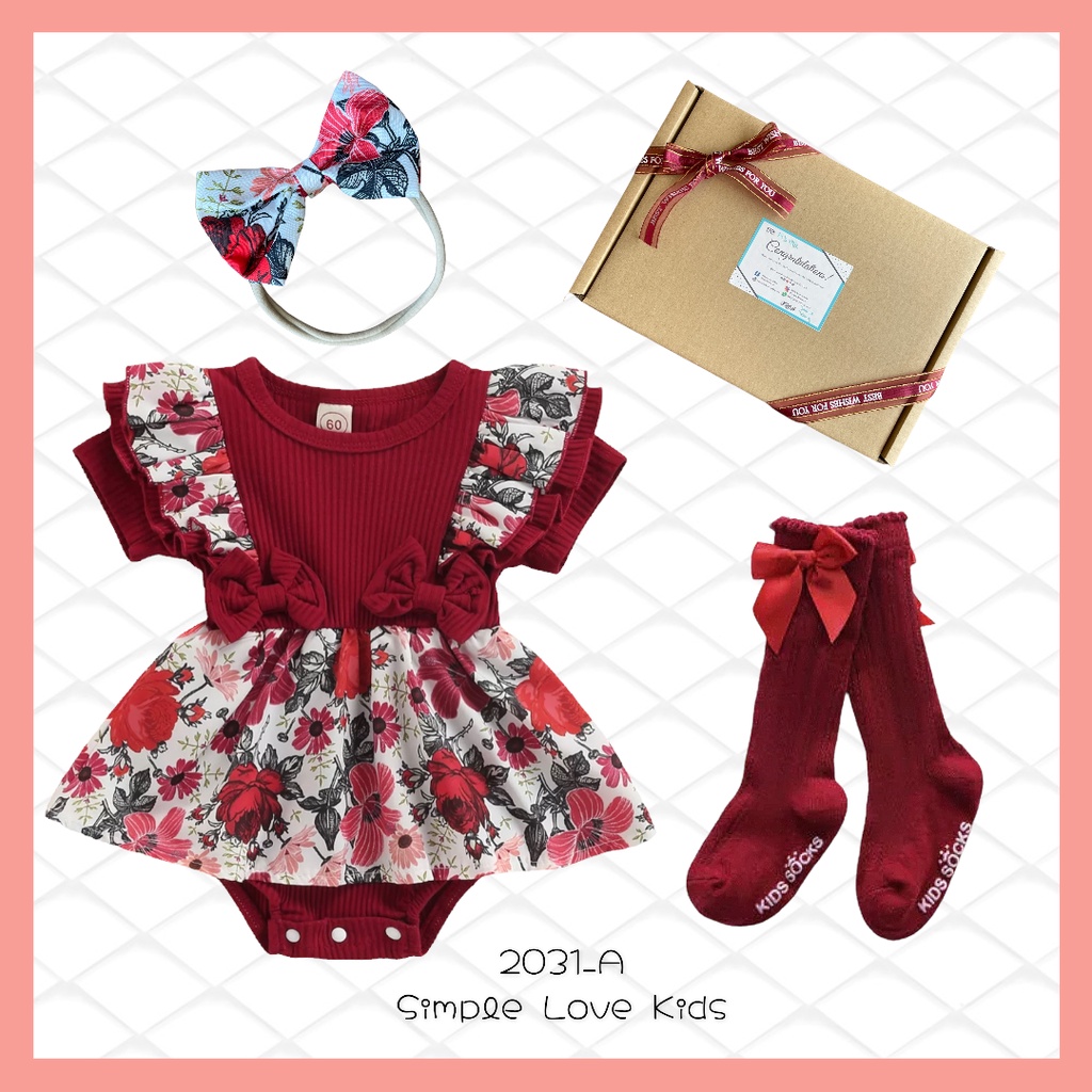 New Born Baby Girls Set 2031A
