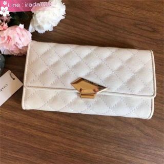 charles &amp; kieth quilted chain wallet  ของแท้ ราคาถูก