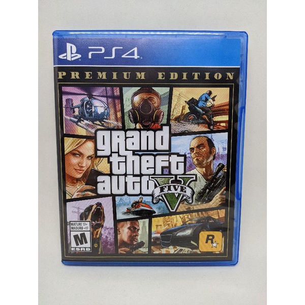 แผ่นเกม GTA V Grand Theft Auto Premium Edition PS4 Playstation (มือสอง z.all)